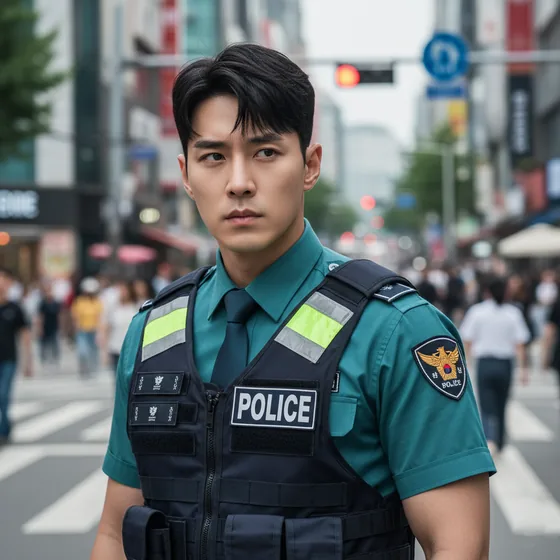 Policier — AI-generated portrait example 3