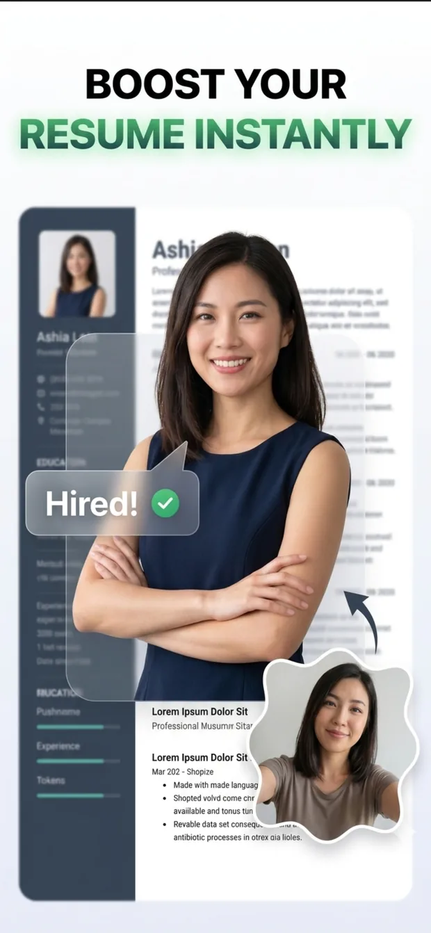 AI Headshot Pro style gallery on iPhone